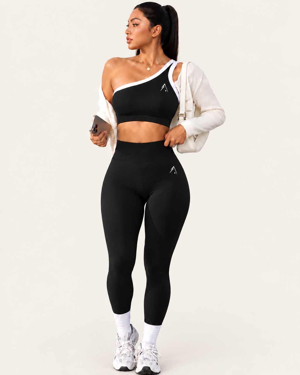 EDGE Asymmetric Bra & Sculpt Legging Set