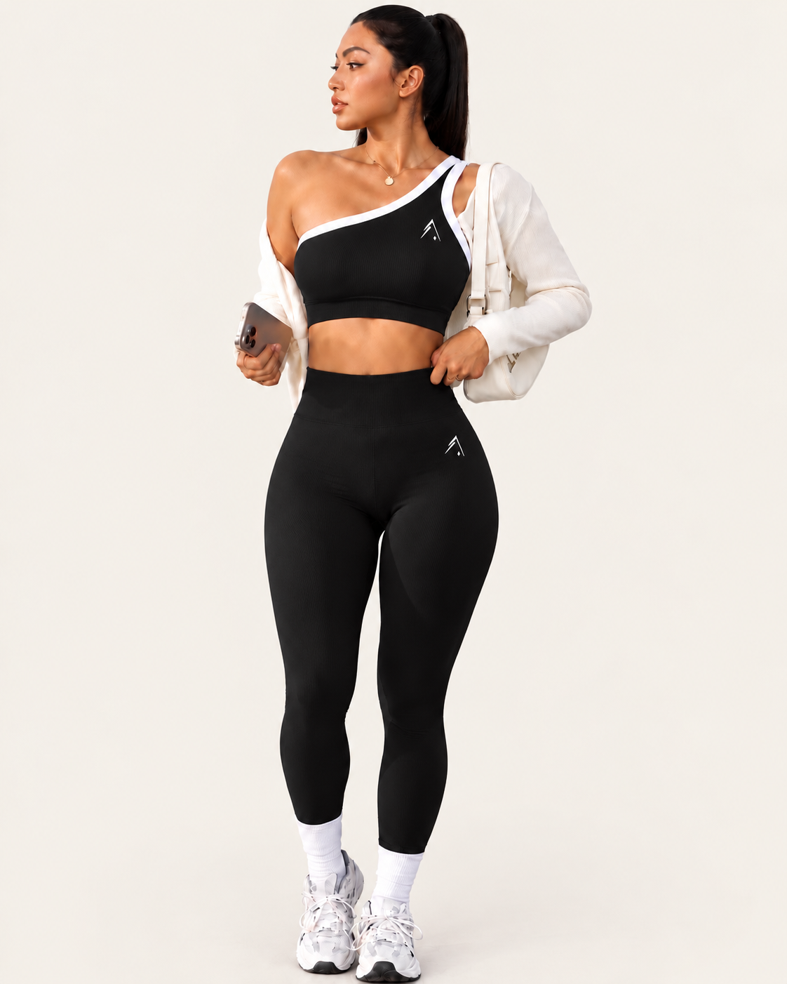 EDGE Asymmetric Bra & Sculpt Legging Set