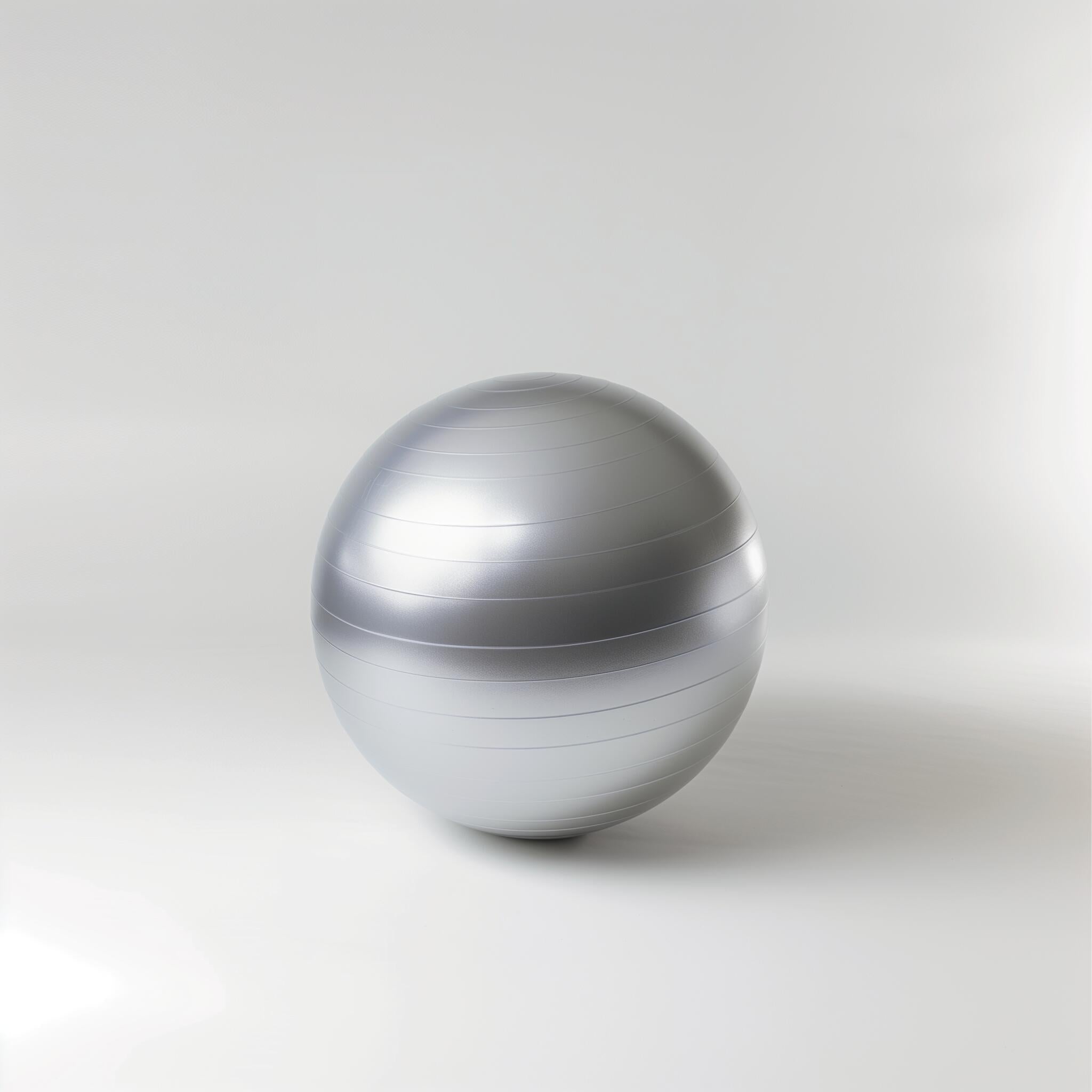 Exercise Yoga Gym Ball Anti Burst - 65cm Ab Exerciser  (Silver)